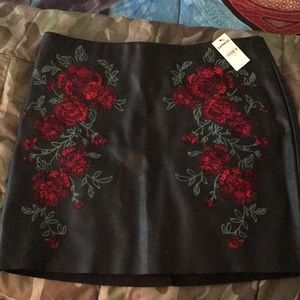 Brand New Express Embroidered Skirt.